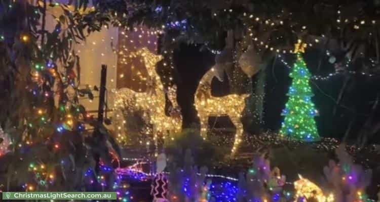 Christmas Light display at 2 Beleura Way, Seabrook
