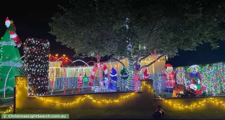 Christmas Light display at 29 Grandview Grove, Seaforth