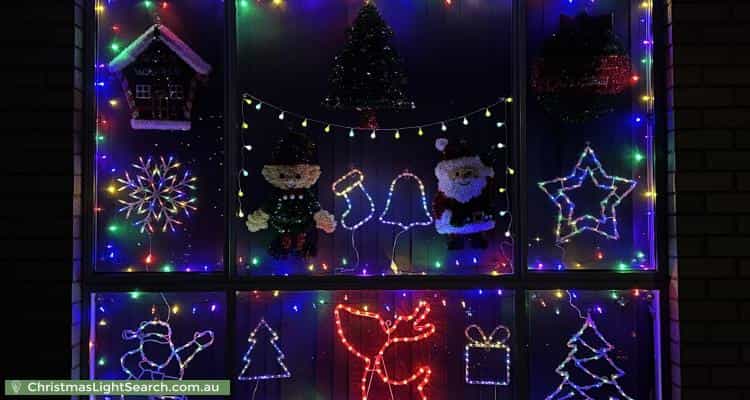 Christmas Light display at 10 Jenkinson Drive, Mount Barker