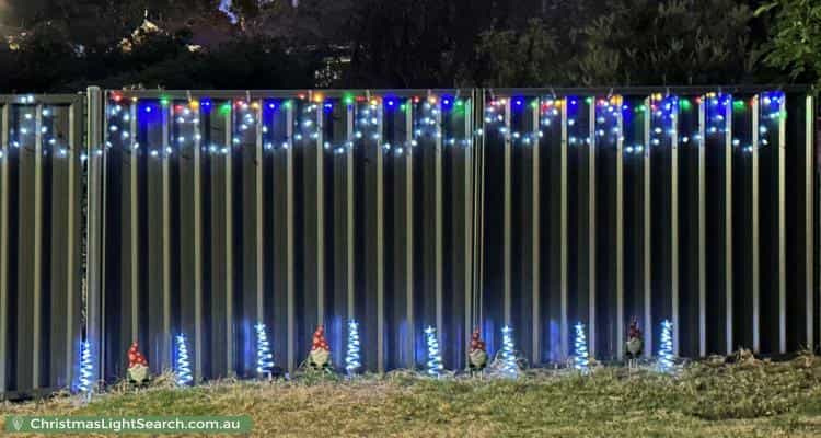 Christmas Light display at 10 Jenkinson Drive, Mount Barker