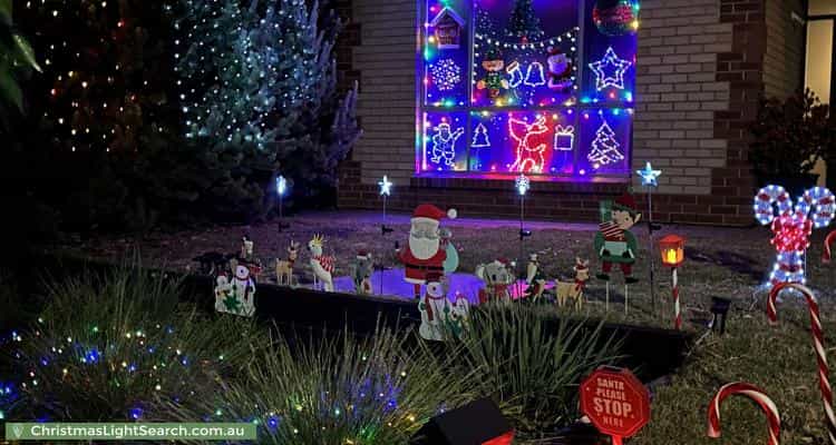 Christmas Light display at 10 Jenkinson Drive, Mount Barker