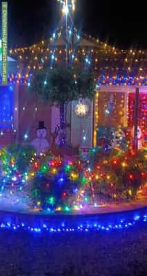 Christmas Light display at  Coogee Avenue, Paralowie