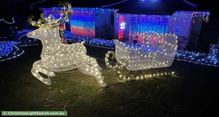 Christmas Light display at 31 Chain-O-Ponds Circuit, Mount Annan