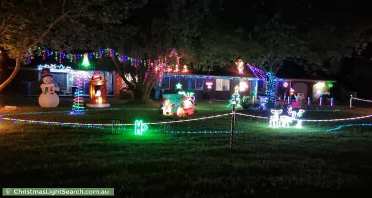 Christmas Light display at 32 Collison Road, Cranbourne East