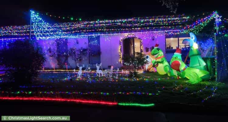 Christmas Light display at 32 Landstrom Quadrant, Kilsyth