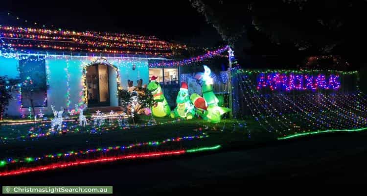 Christmas Light display at 32 Landstrom Quadrant, Kilsyth