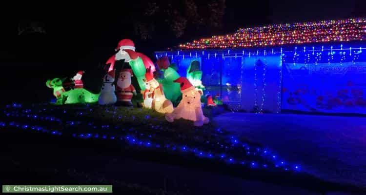 Christmas Light display at 32 Landstrom Quadrant, Kilsyth