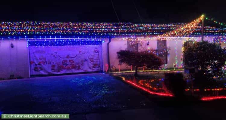 Christmas Light display at 32 Landstrom Quadrant, Kilsyth