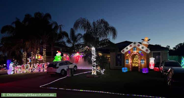 Christmas Light display at  Glenpark Drive, Wonga Park