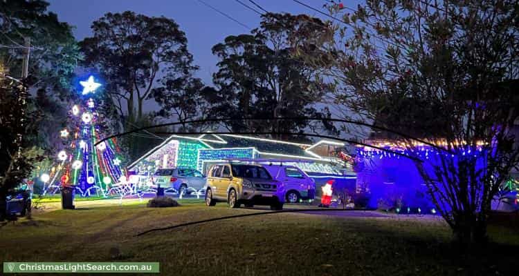 Christmas Light display at  Tomah Place, Westleigh