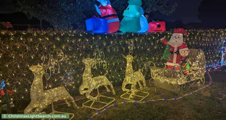 Christmas Light display at 17 Nyarrin Place, Cranbourne West