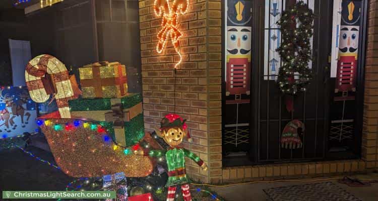 Christmas Light display at 17 Nyarrin Place, Cranbourne West