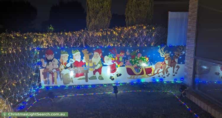 Christmas Light display at 17 Nyarrin Place, Cranbourne West