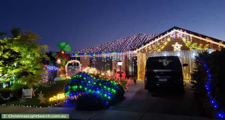 Christmas Light display at 51 Myrtle Crescent, Warragul