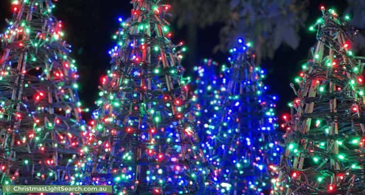 Christmas Light display at 88 Parkhill Road, Kew