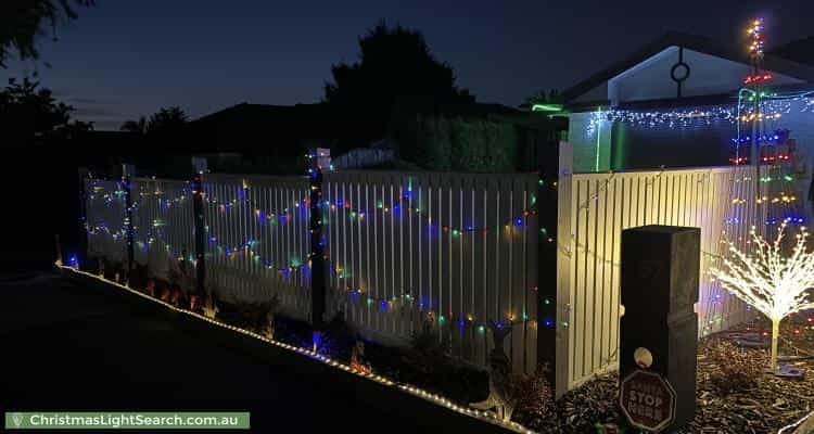 Christmas Light display at 57 Pia Drive, Rowville