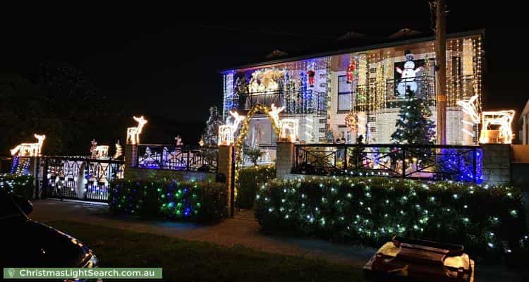 Christmas Light display at  Earl Street, Merrylands