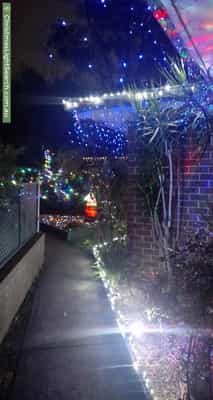 Christmas Light display at 22 Chestnut Crescent, Bidwill