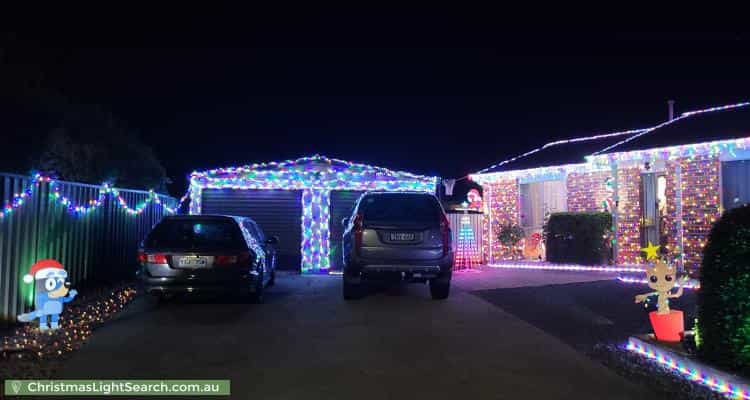 Christmas Light display at 8 Zeitz Court, Banks