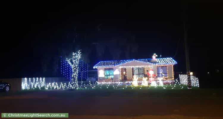 Christmas Light display at 10 George Street, Old Junee