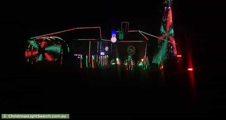 Christmas Light display at 8 Cassowary Close, Carrum Downs
