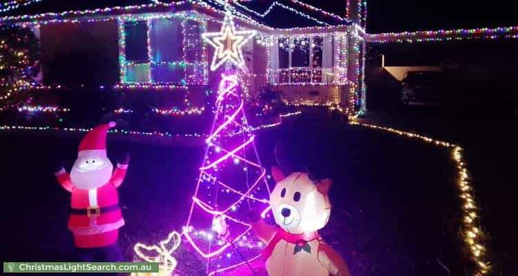 Christmas Light display at 21 Cinerea Avenue, Ferntree Gully