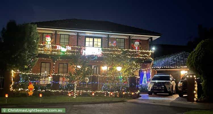 Christmas Light display at 5 Tiffany Court, Keilor