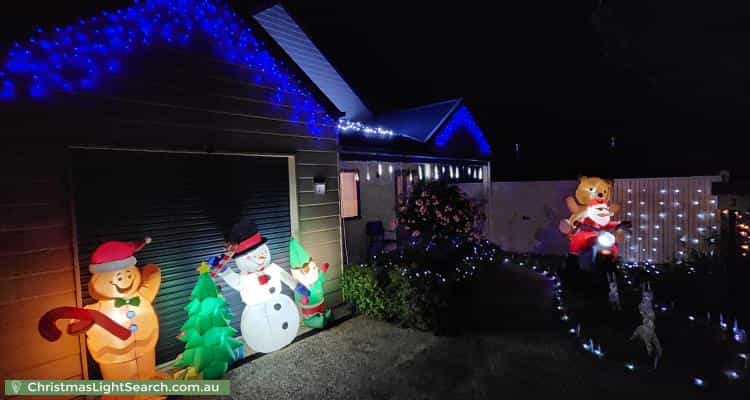 Christmas Light display at 3 Martin Street, Crib Point