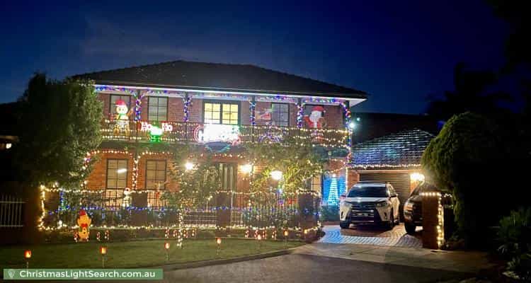 Christmas Light display at 5 Tiffany Court, Keilor