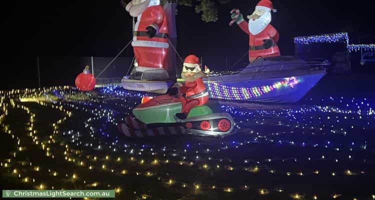 Christmas Light display at 44-48 Pioneer Drive, Logan Village