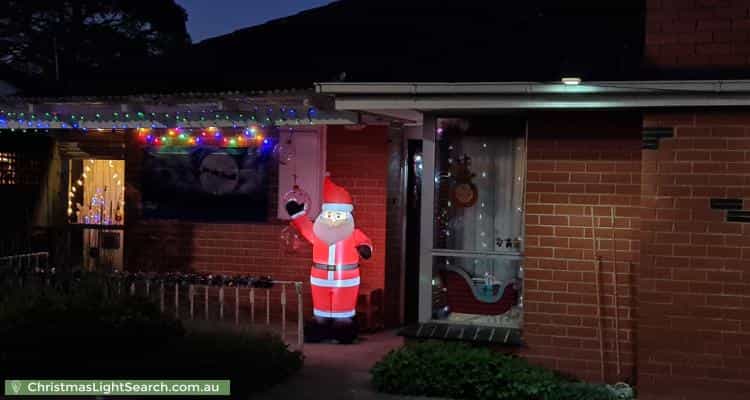 Christmas Light display at 5 Curie Avenue, Mulgrave