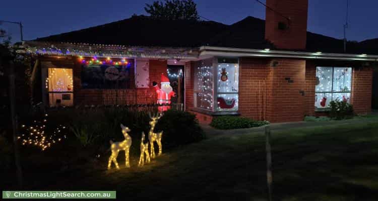 Christmas Light display at 5 Curie Avenue, Mulgrave