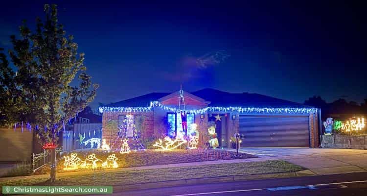 Christmas Light display at 120 Windermere Boulevard, Pakenham