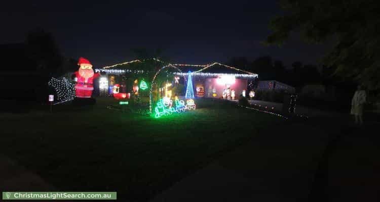 Christmas Light display at 57 Shannahan Drive, Bell Park