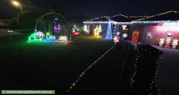 Christmas Light display at 57 Shannahan Drive, Bell Park