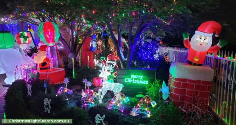 Christmas Light display at 71 Dunnings Road, Point Cook