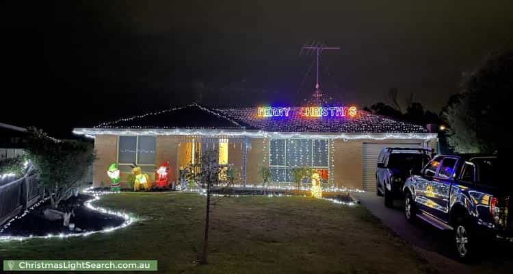 Christmas Light display at  Beretta Court, Corio