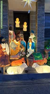 Christmas Light display at 84 Strathallan Road, Macleod