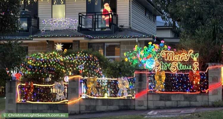 Christmas Light display at 84 Strathallan Road, Macleod