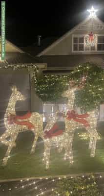 Christmas Light display at 44 Merredin Circuit, Doreen