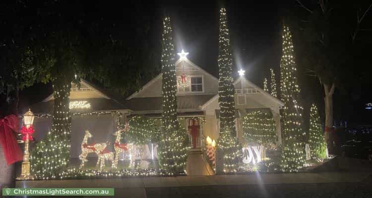 Christmas Light display at 44 Merredin Circuit, Doreen