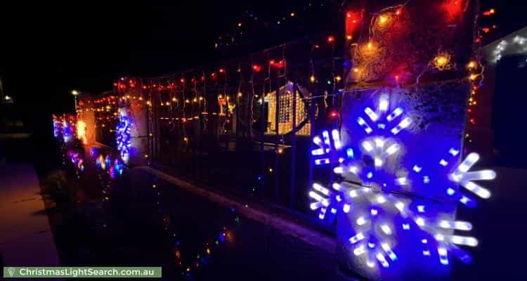 Christmas Light display at 24 Bottlebrush Drive, Greenwood