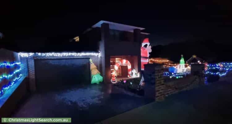 Christmas Light display at 26 Lawson Street, Oakleigh East