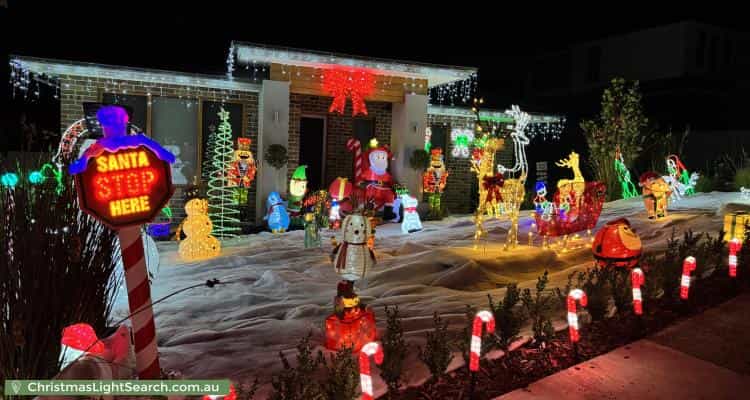 Christmas Light display at 48 Coven Avenue, Heathmont