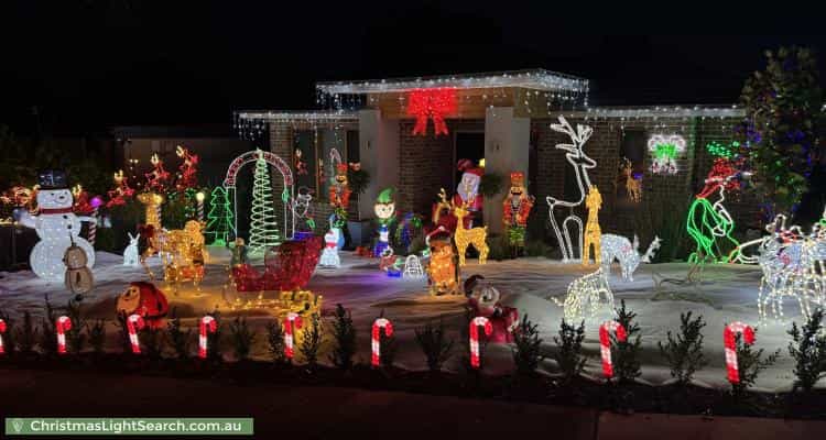 Christmas Light display at 48 Coven Avenue, Heathmont