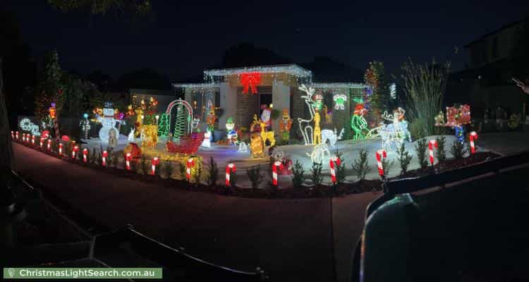 Christmas Light display at 48 Coven Avenue, Heathmont