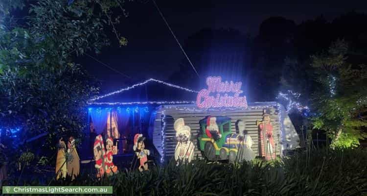 Christmas Light display at 4 Berkley Road, Ringwood