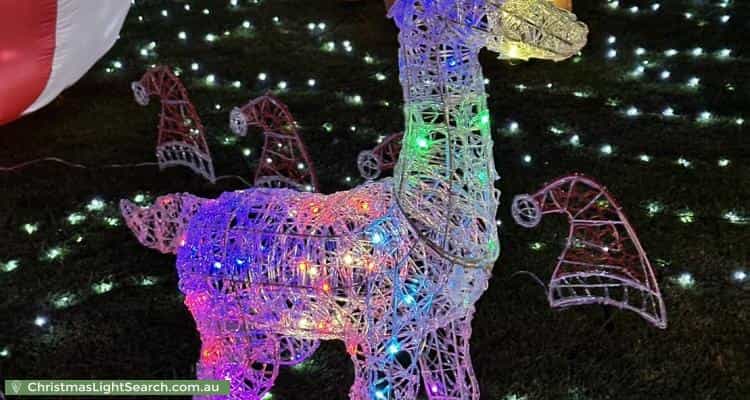 Christmas Light display at 61 Bishop Street, Oakleigh