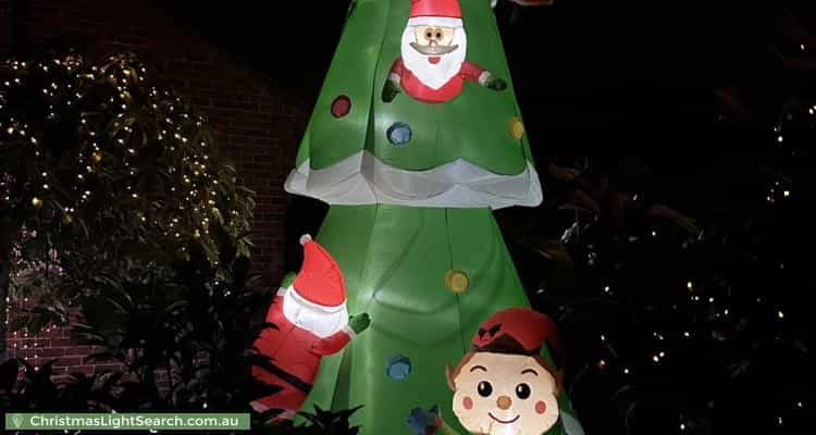 Christmas Light display at 61 Bishop Street, Oakleigh
