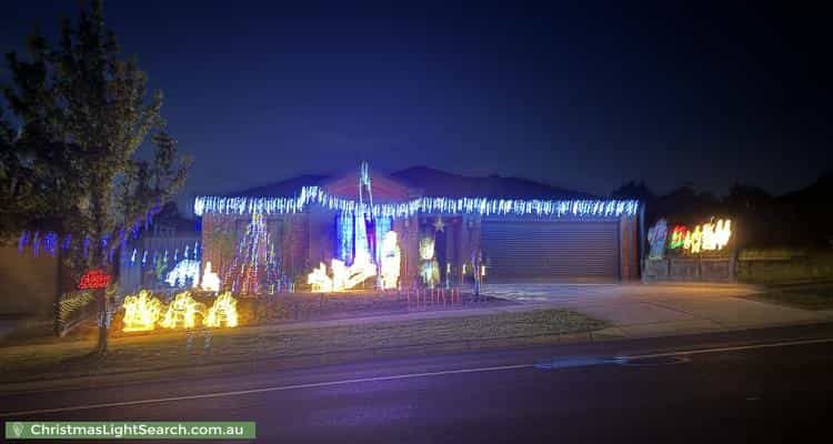 Christmas Light display at 120 Windermere Boulevard, Pakenham